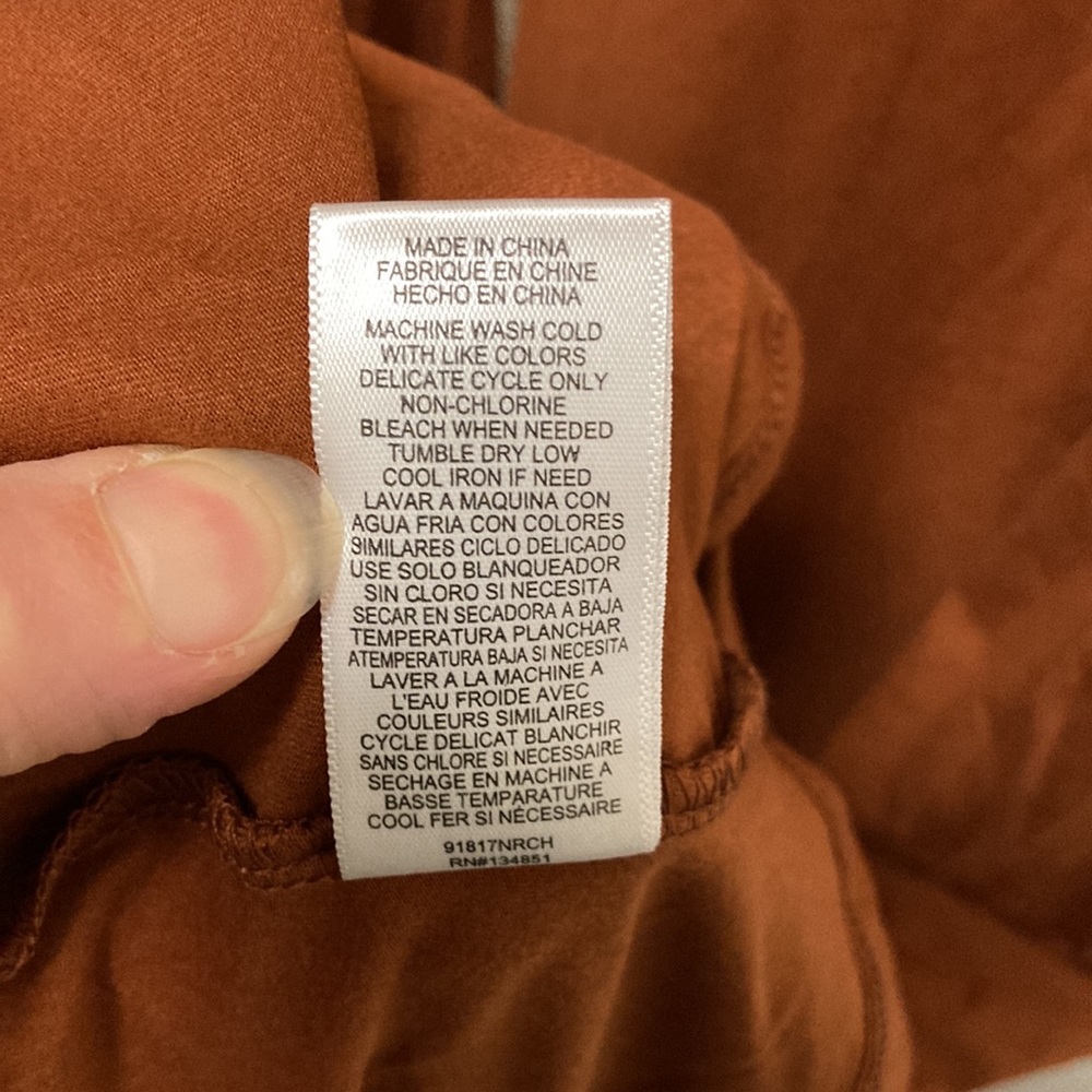Rust colored dress - Picture 5 of 5